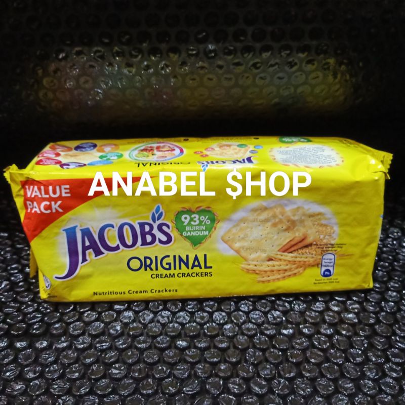 Biskuit Jacob's Original Biscuit Jacobs Cream Crackers Biscuits Gandum 360gr