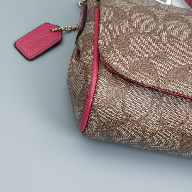 Coach Mini Ruby Crossbody In Signature Canvas - Chalk(34615)