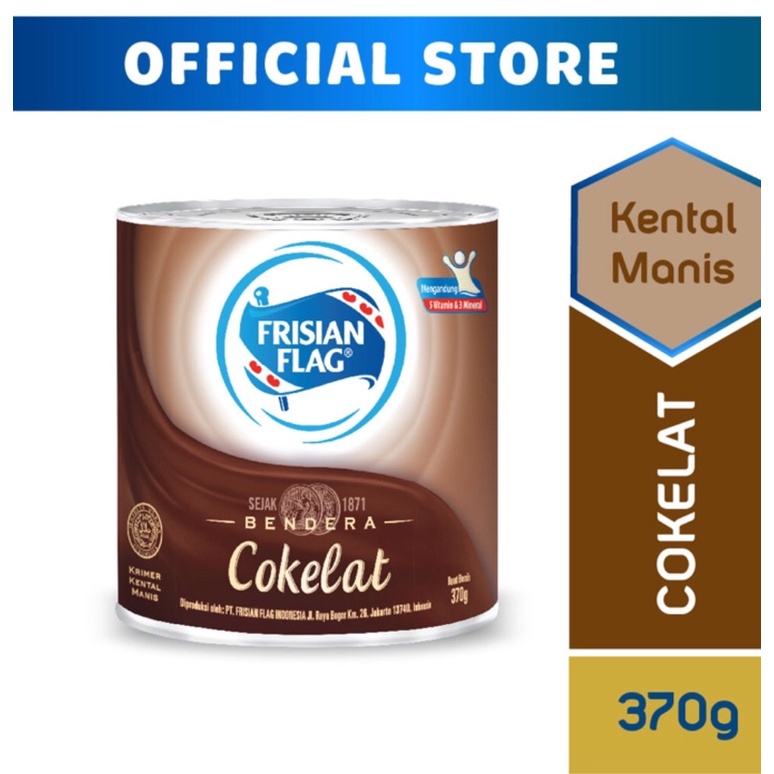 

Frisian Flag Kental Manis Cokelat Kaleng 370gr