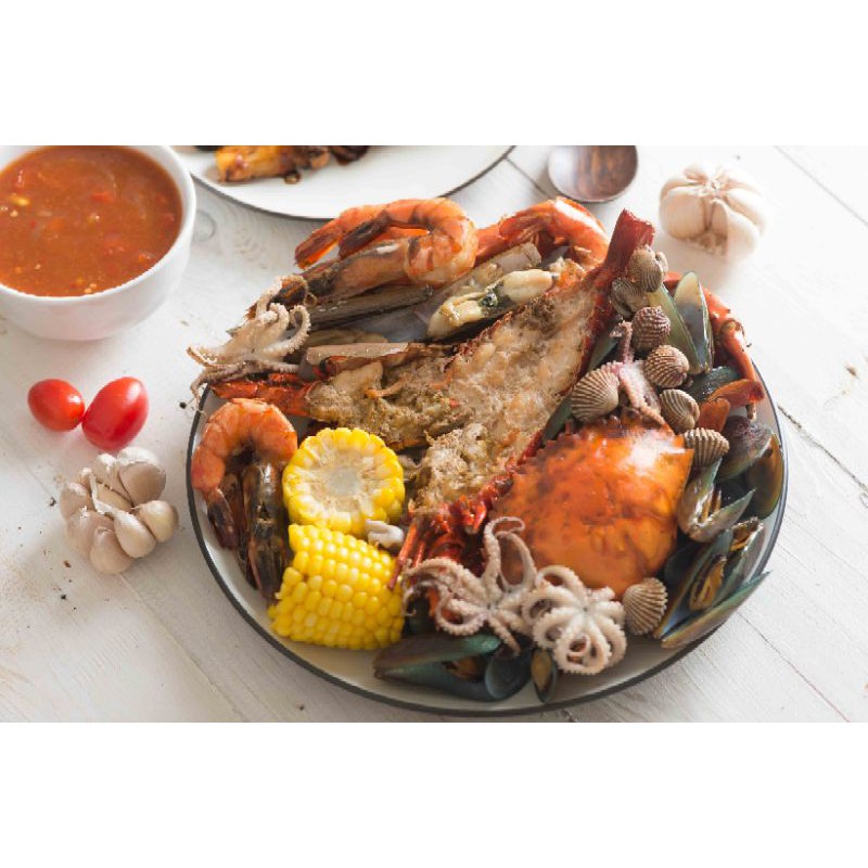 

[KC] MENU PAKET KOMPLIT (Kepiting + Lobster + Udang + Cumi + baby gurita + Kerang)