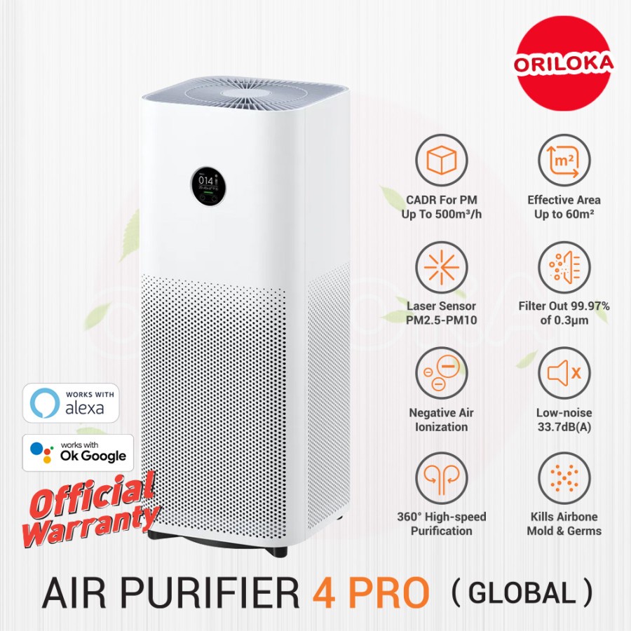 Mi Smart Air Purifier 4 PRO Penyaring Udara - Garansi Resmi