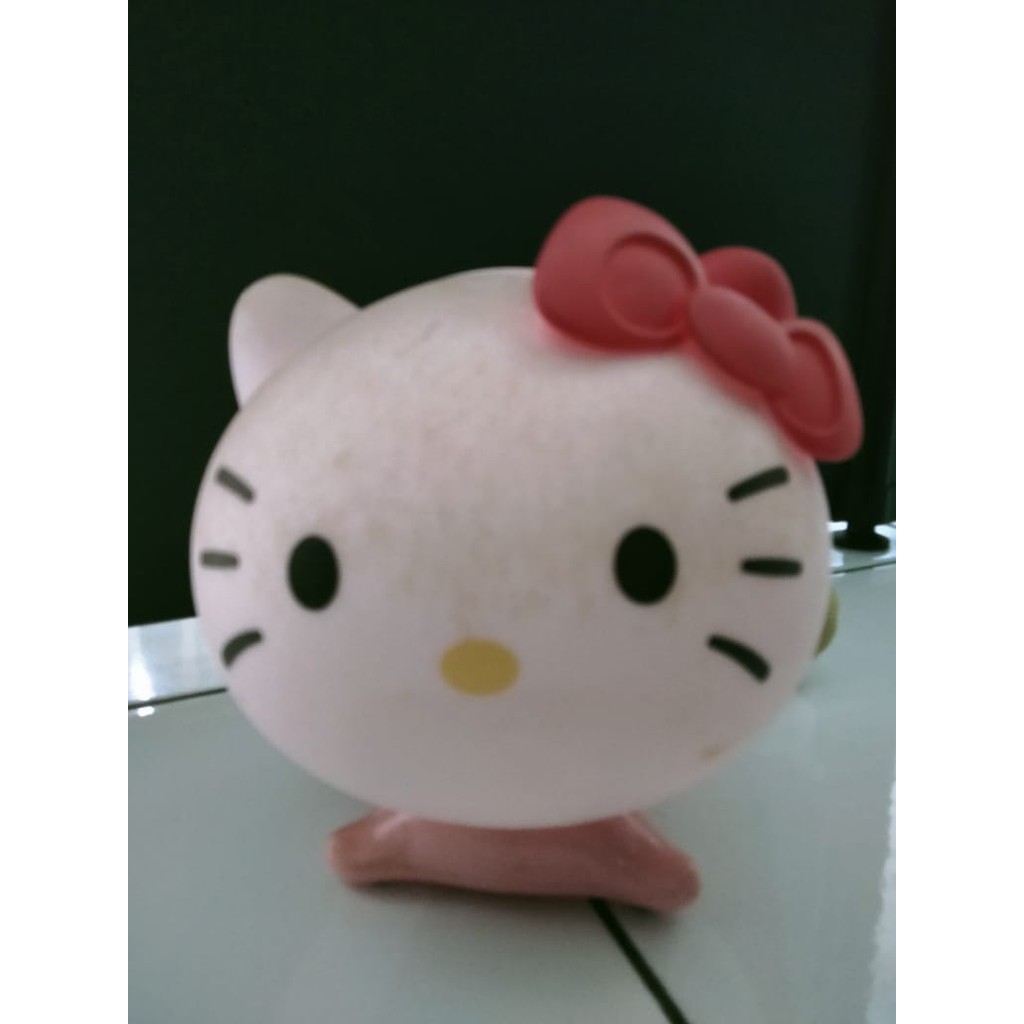 Lampu Tidur Karakter Hellokitty Head Pink Lampu Kamar Anak Perempuan