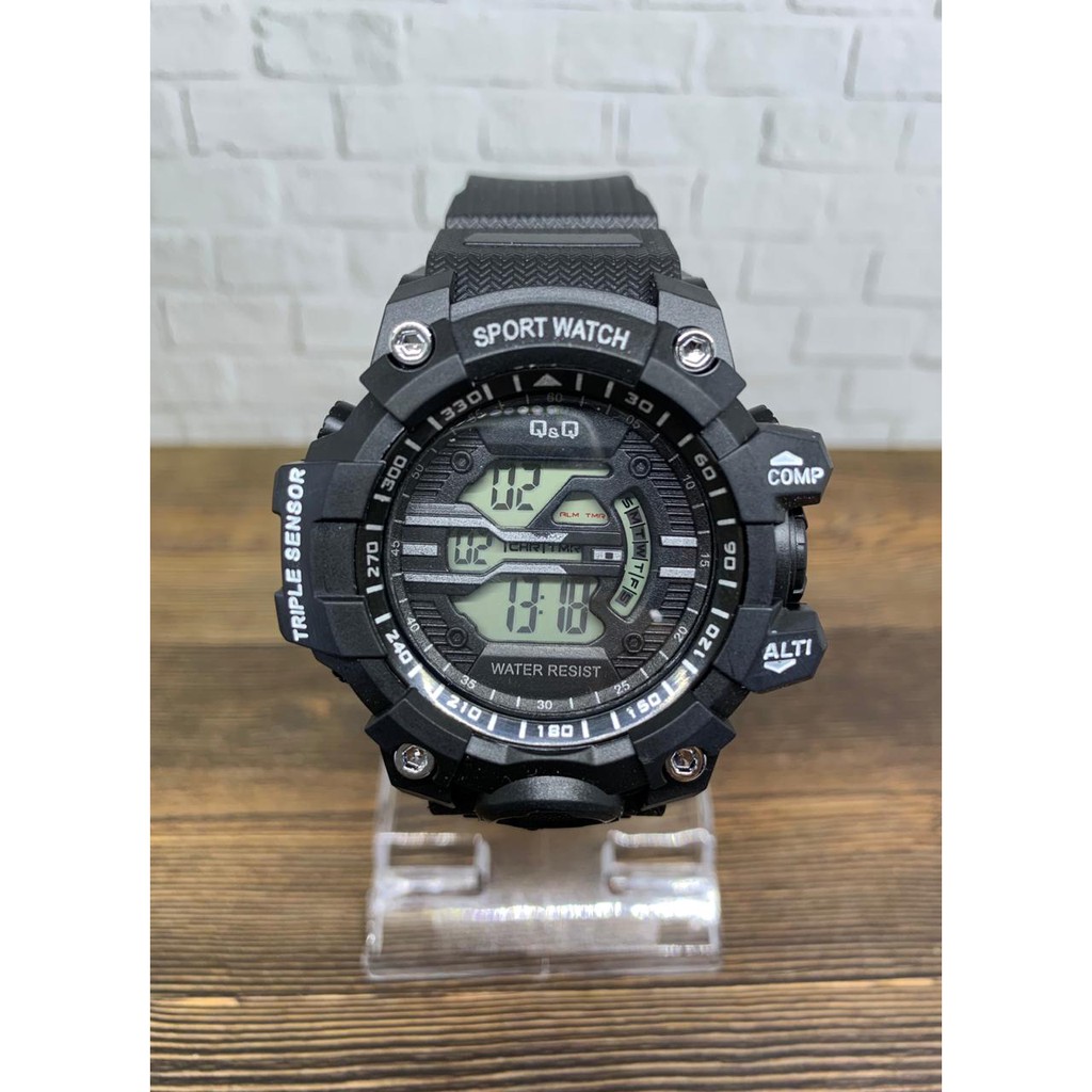 Promo Jam Tangan / Sport Digital / QnQ  / Pria/Wanita / Water Resistent / Strapp Rubber / Jam Murah