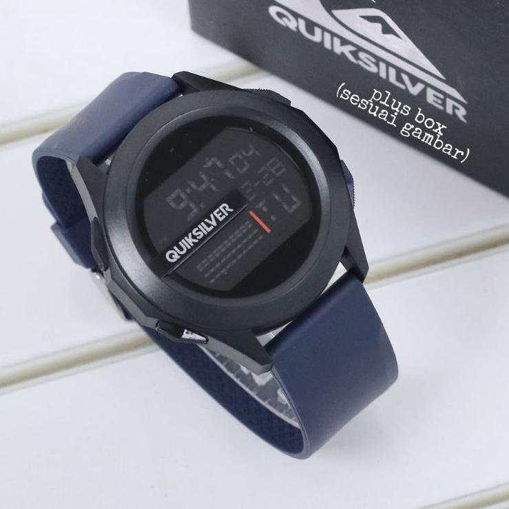 Super Original ARLOJI W Jam Tangan Pria QuikSilver Drone Strab Rubber Digital Water Resist