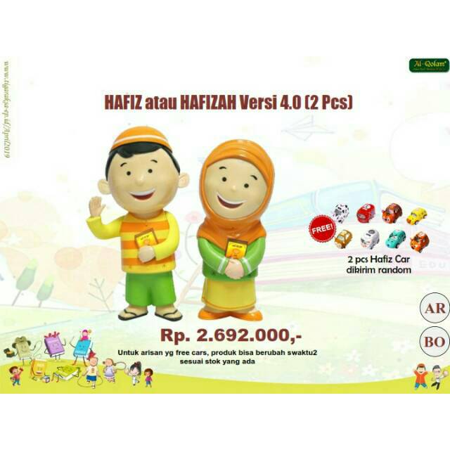 Boneka Hafiz dan Hafizah Bonus Hafiz Car