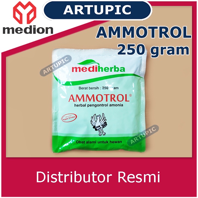 Ammotrol 250 gram Penghilang Bau Kotoran Fases Ayam Unggas Sapi Babi Herbal Pengontrol Amonia