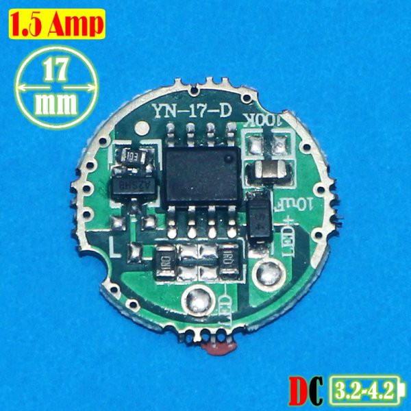 Driver Led Cree Driver Senter Led 17MM 1.5A CREE XTE OSRAM SFH4715AS 5MODE