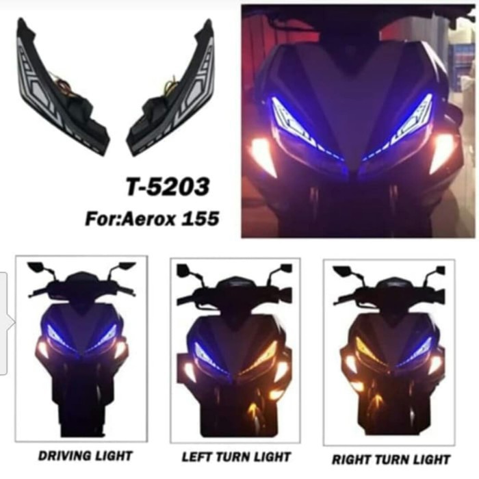 Lampu Alis Depan LED Aerox 155 JPA Sein Sen Led Yamaha Aerox 155 JPA lampu sen