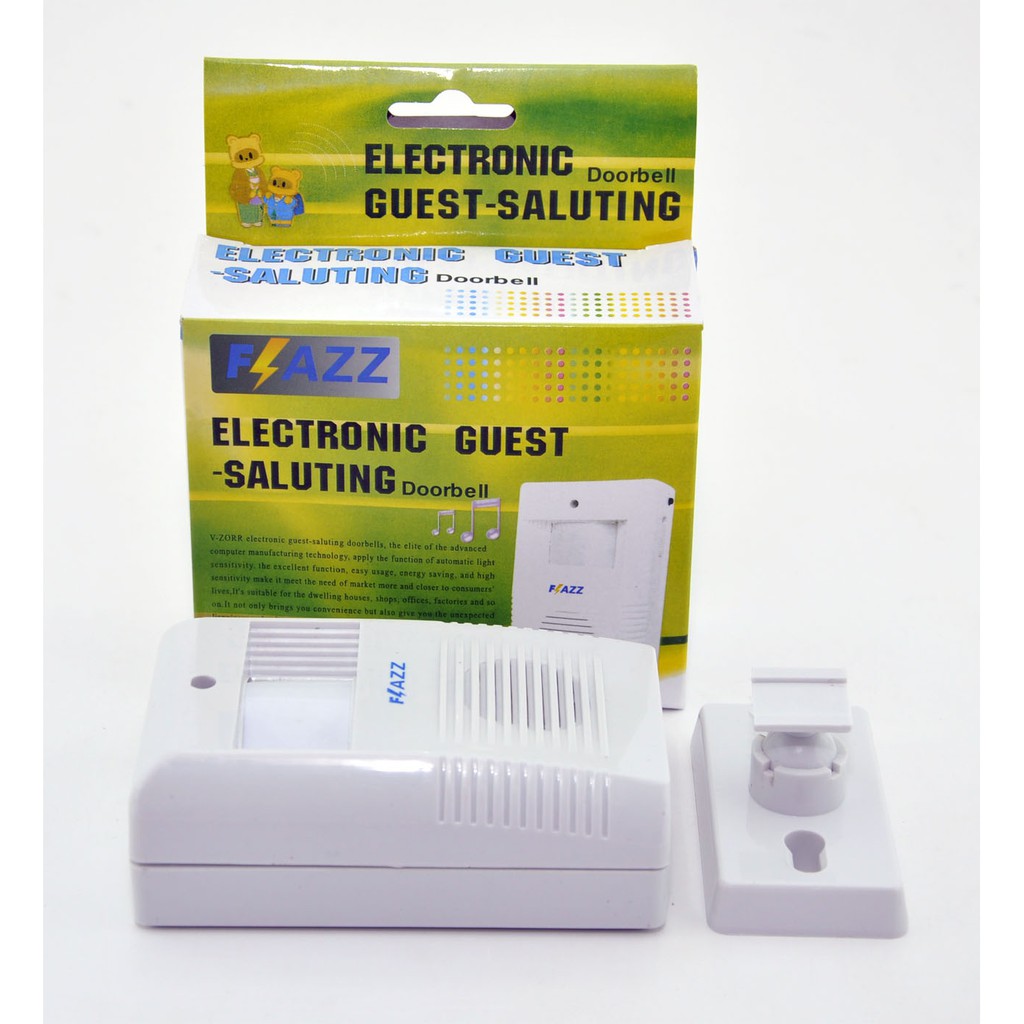 VOM Bel Pintu Sensor Gerak Flazz / Electronic Guest Saluting Wireless - 0217