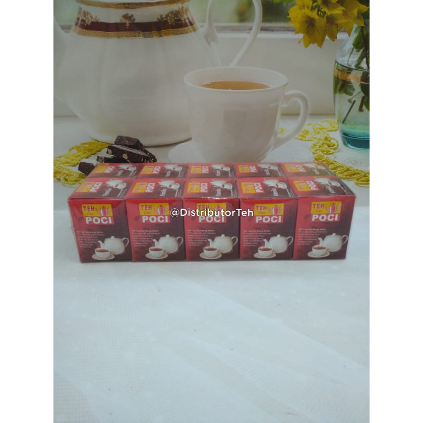 

Teh Seduh Cap Poci Seduh Aroma Vanilla 50 gr (10 pcs) - Teh Poci - Loose Tea