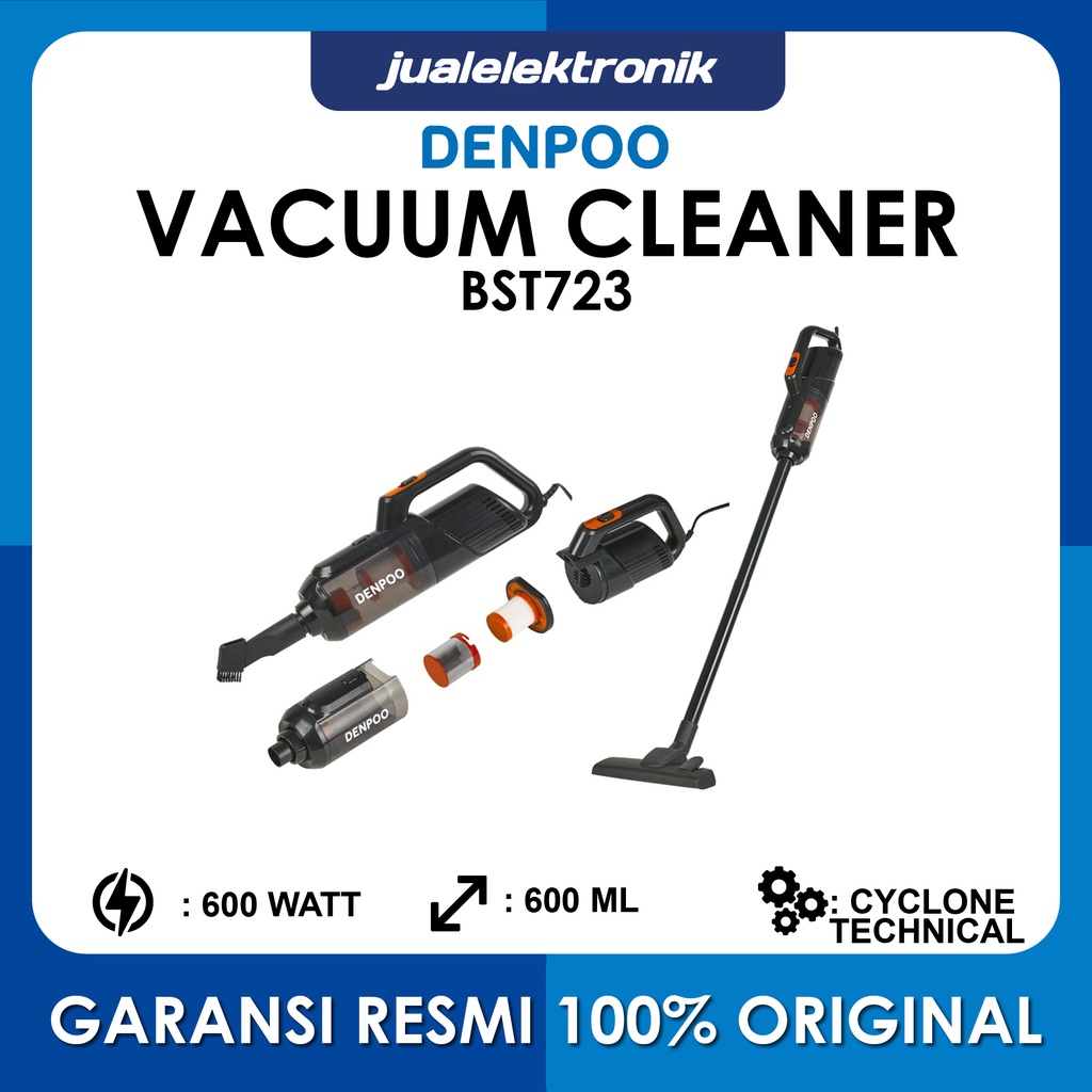 Denpoo BST723 – Vacuum Cleaner 600 Watt 600 ml
