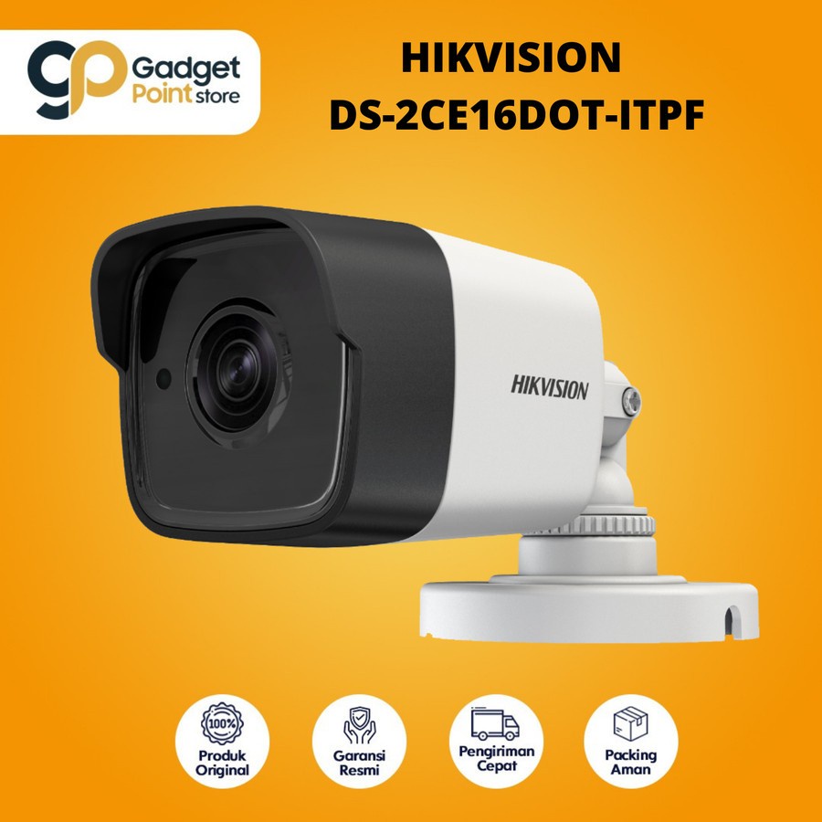 CCTV HIKVISION Outdoor 2MP DS-2CE16DOT-ITPF - Garansi 2 Tahun