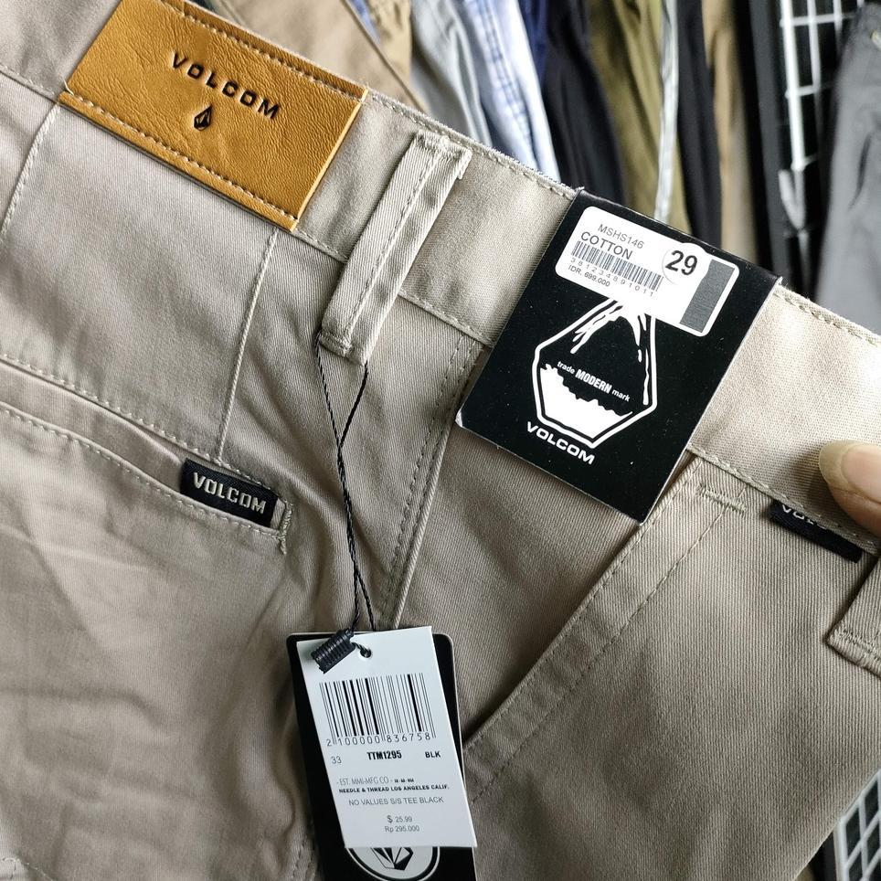 Big Sale.. CELANA CARGO PENDEK ATAS LUTUT VOLCOM LIKE ORI FULL ACC (GARANSI RETUR) GROSIR DAN ECER