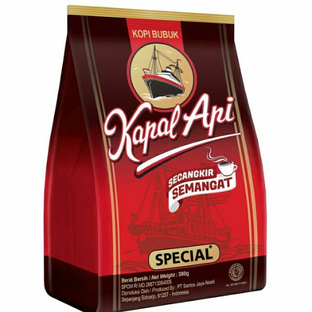 

Kapal Api Kopi Bubuk Special Merah 380Gr Pck