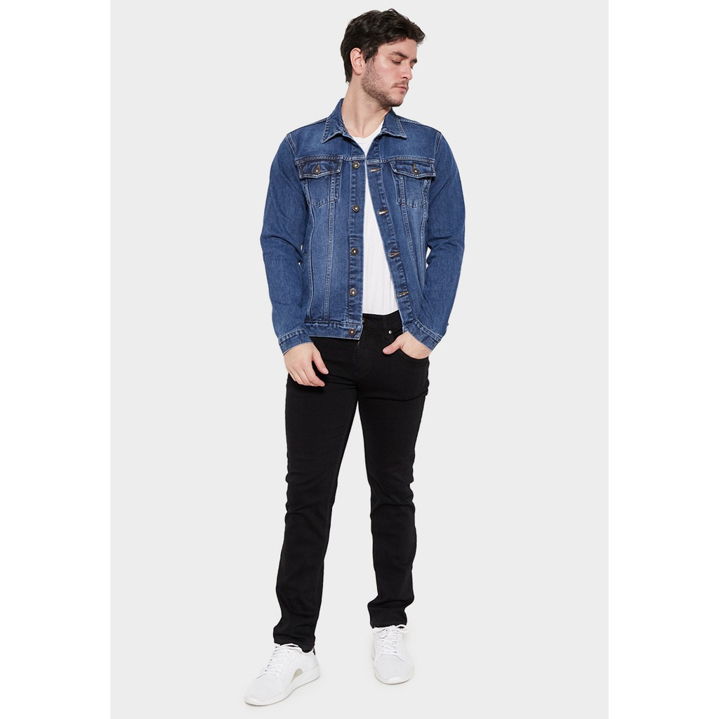 JBBoss Jaket Jeans 089 (Dark Blue) / Ramayana Jatinegara