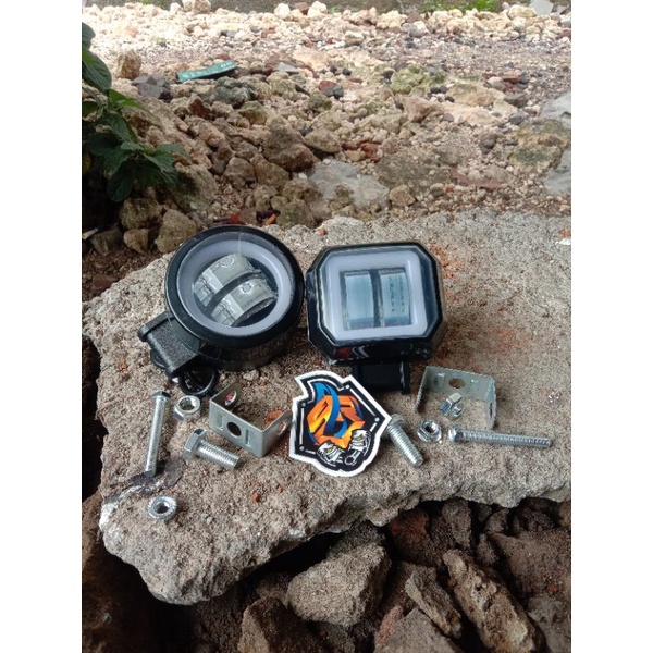 Lampu daymaker mini Lampu tembak daymaker LED depan KLX RXKING
