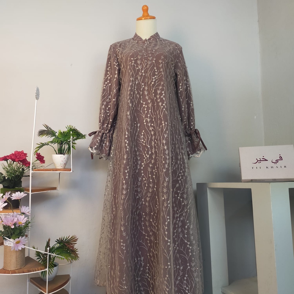 Rumi Abaya Bahan Sultan Marzan Cocoa