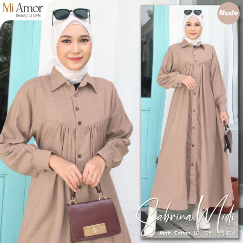 SABRINA MIDI BY MI AMOR||COTTON LD 105 PJ 125