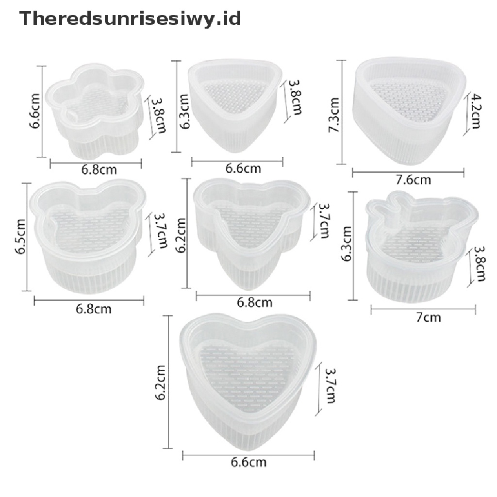 # Alat Rumah Tangga # 1 Pc / Set Cetakan Nasi Sushi Bentuk Hewan Gaya Jepang Untuk Dapur