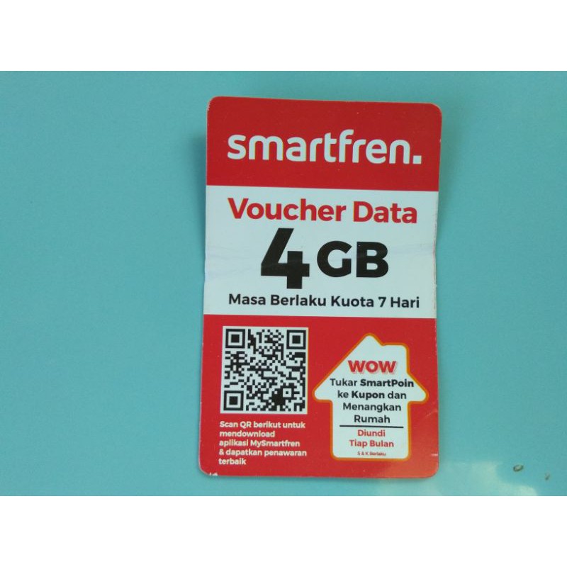 Voucher Smartfren 4GB (dikirim kode voucher)