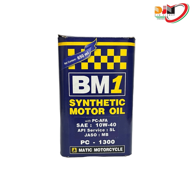 Oil BM1 PC 1300 For Matik SAE 10W-40 Jaso MB 650ml