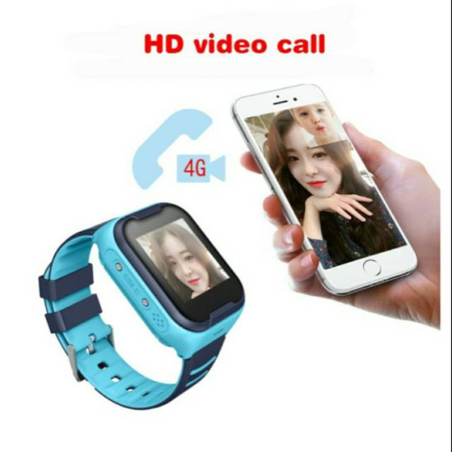 SMARTWATCH JAM HP 4G BISA VIDEO CALL ANTI AIR TRECKING GPS PENGELUARAN TERBARU SPEK SAMA IMOO Z5