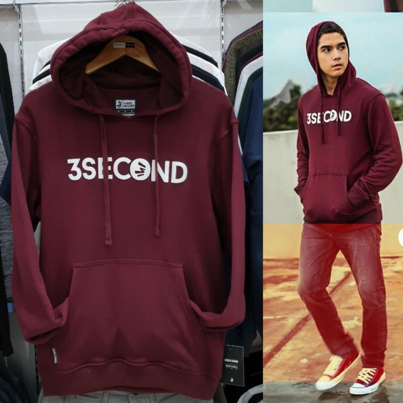 Jaket 3second Original Hoodie Al Fashion New Arrival