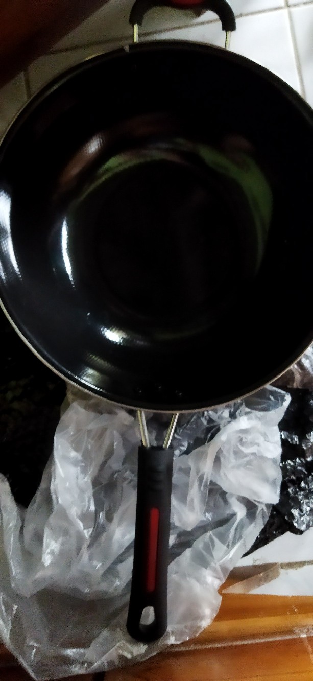 Wajan Cekung Anti Lengket Mudah Dibersihkan Wajan Super Besar  Muat Daging 10kg Gratis Bubble Wrap