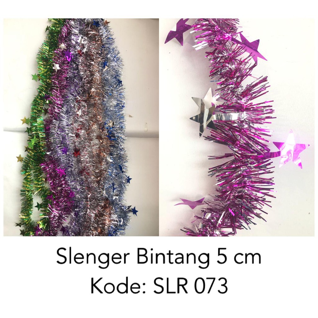 Slinger Bintang 5cm /Slinger Dekorasi /Dekorasi