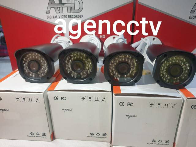 paket cctv 4kamera  5mp outdoor full hd lr sony exmor