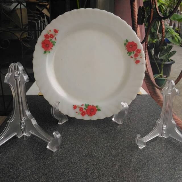Sandaran piring hias sandaran piring pajangan / standing plate /lukisan , Dudukan piring / frame / b