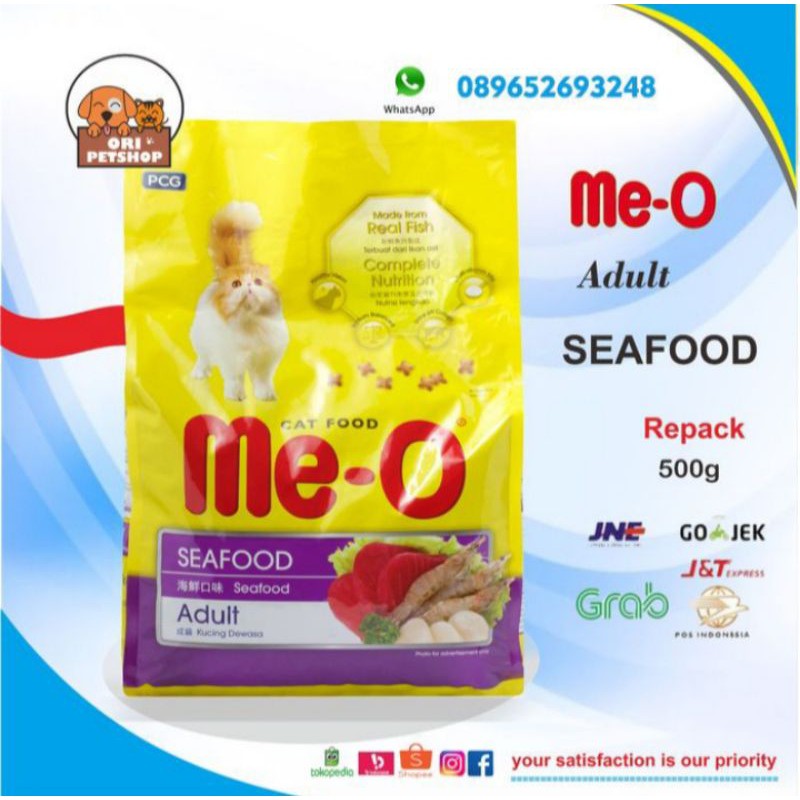 meo seafood meo adult seafood repack 500g