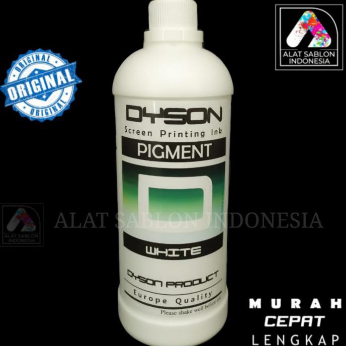 

Promo! Biang Warna Sablon Putih Pigmen White Dyson 1Kg Terpercaya