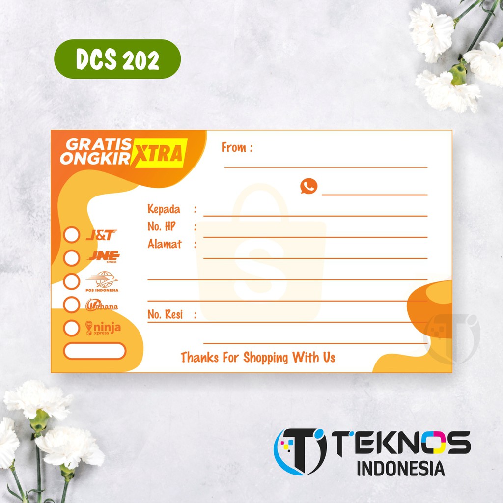 

STIKER LABEL PENGIRIMAN PAKET OLSHOP MARKETPLACE