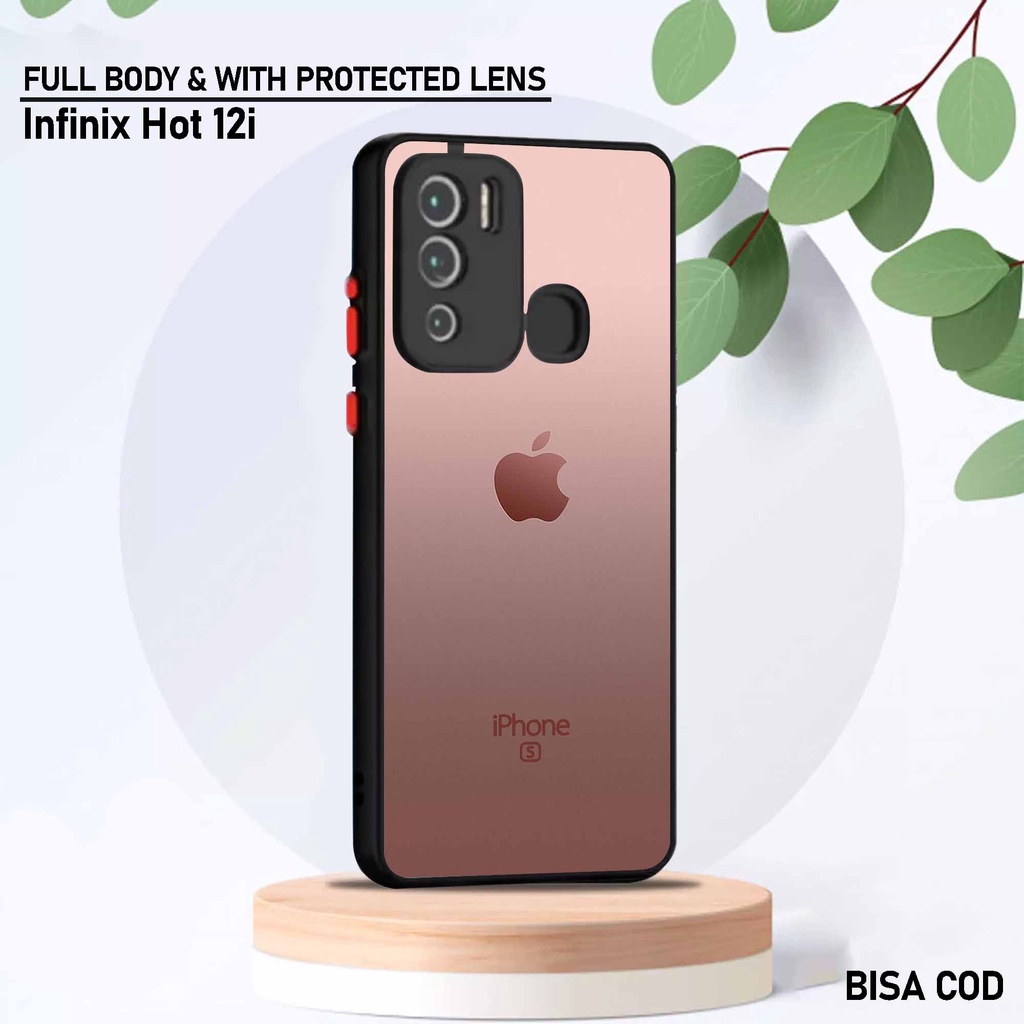 Case Infinix Hot 12i - Motif Case [ Apel ] - Hardcase Infinix Hot 12i - Softcase Infinix Hot 12i - C