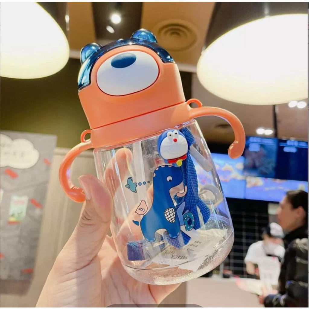 BOTOL MINUM KUPING KARAKTER LUCU BPA FREE 550ML