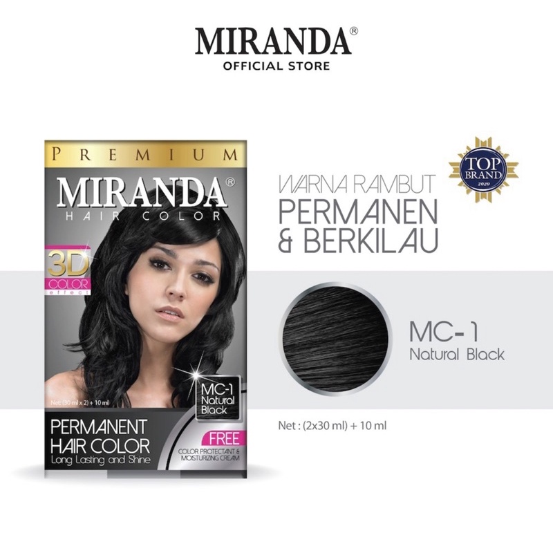 Miranda Hair Color(cat rambut) 30ml