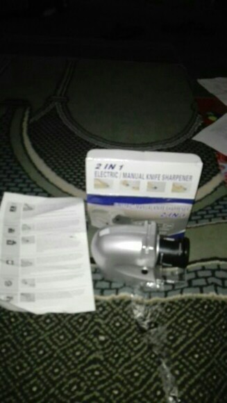 Pengasah Electric Kabel Asahan Pisau 2 In 1 Electric Swifty Knife Sharpener