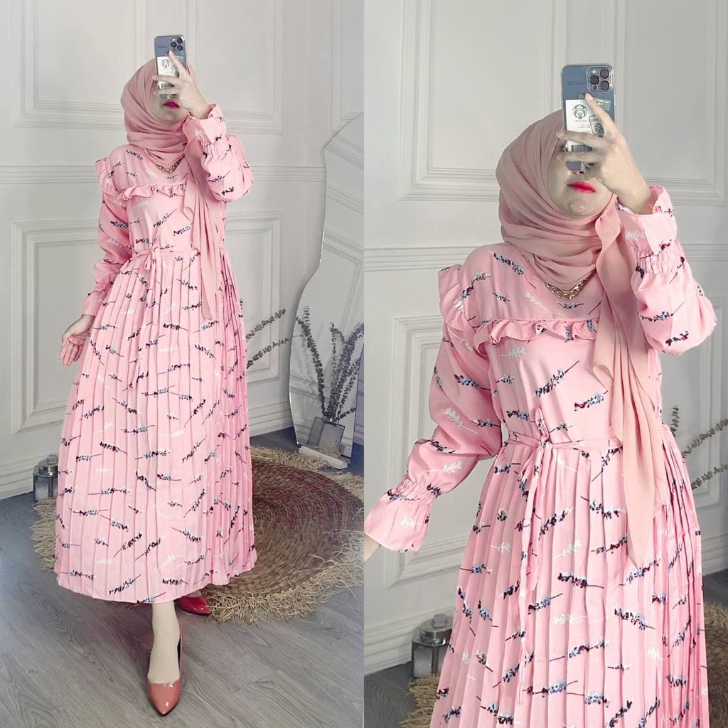 DESTIN GAMIS PLISKET PREMIUM-G. MONALISA PINK