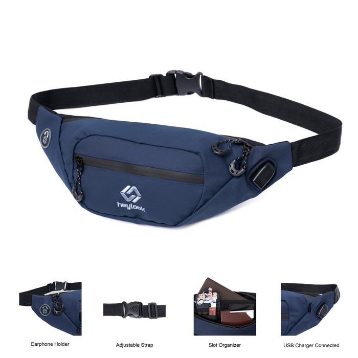 (HARGA TERJANGKAU) TAS SELEMPANG PRIA OUTDOOR PRIA BODYPACK PRIA TERBARU KEREN WAISTBAG G4Z3
