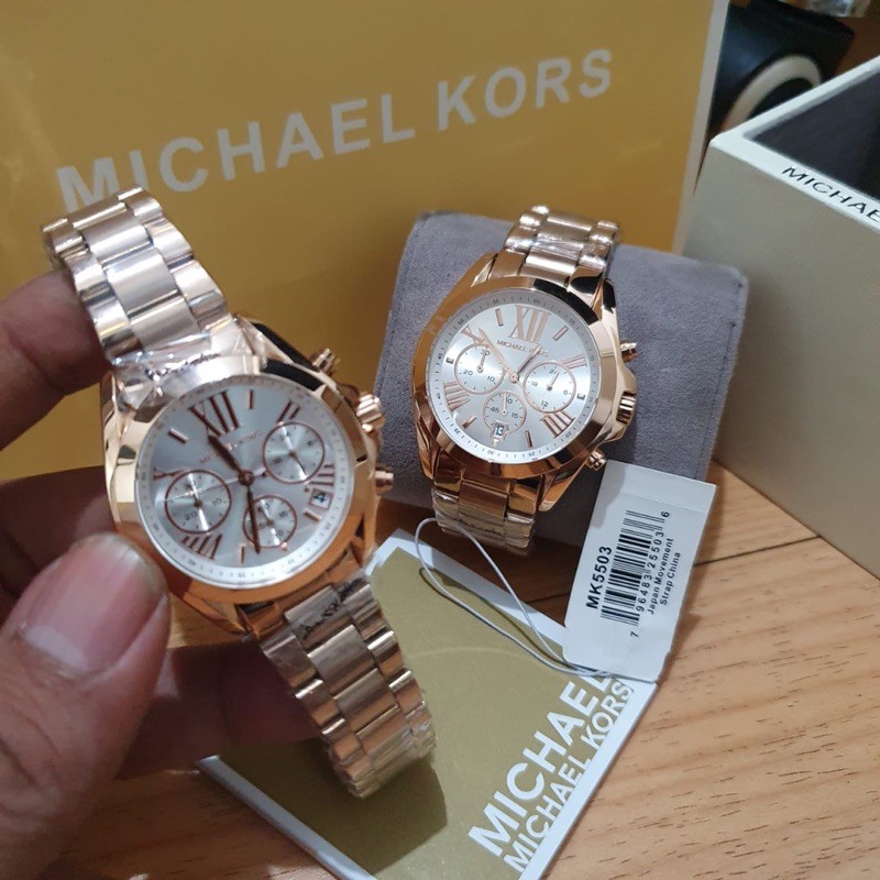 Jam Tangan Couple/Satuan MK-5503, MK-5854 dan MK-5799 Rosegold Original 100%