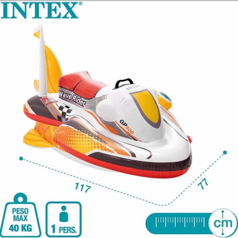 INTEX Jetski Ride On - Pelampung Perahu Karet Ban Renang Anak Jet Ski SNI