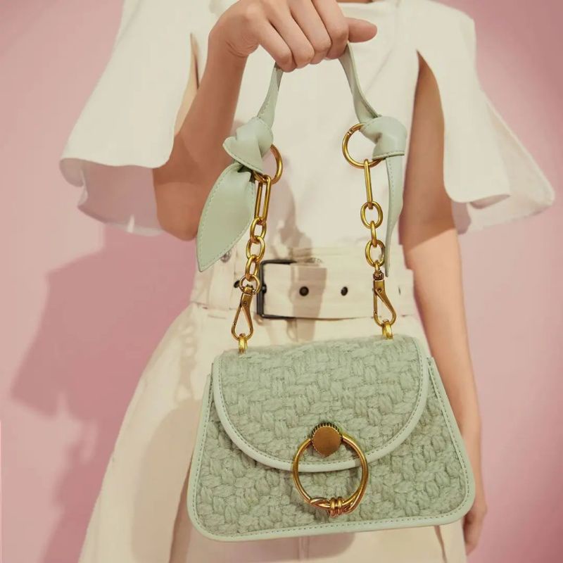 6.6 SALE | CK Joelle Ring Push-Lock Trapeze Bag