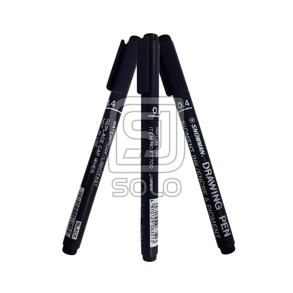 

Pulpen Pena Ballpoint SNOWMAN DRAWING PEN 0.4