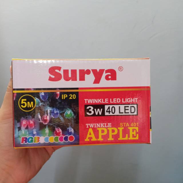 TWINKLE LED LIGHT APPLE