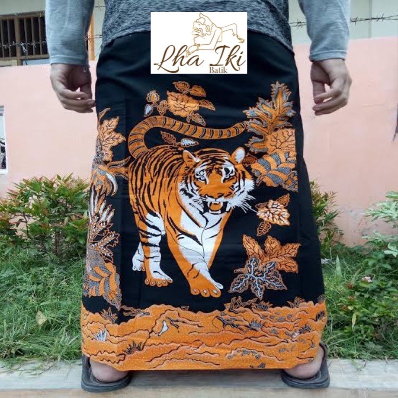 (BIG SIZE) SARUNG BATIK MOTIF MACAN LORENG