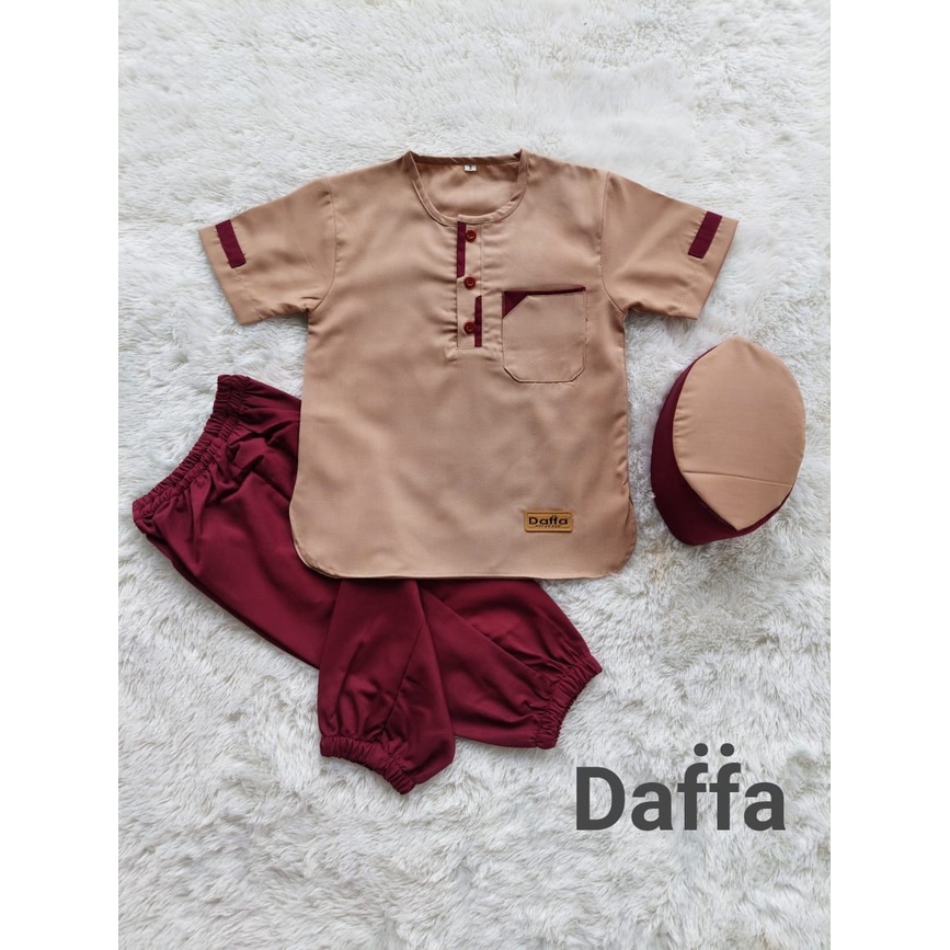 setelan koko anak laki laki umur 0-5 th bahan toyobo premium/koko daffa