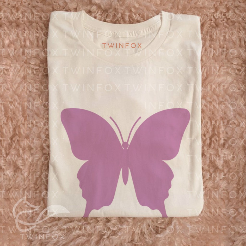 Kaos Kpop Unisex Butterfly