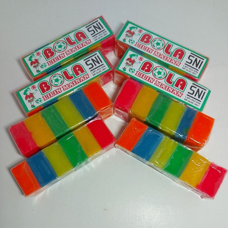 PLASTISIN/LILIN MAINAN ANAK WARNA WARNI