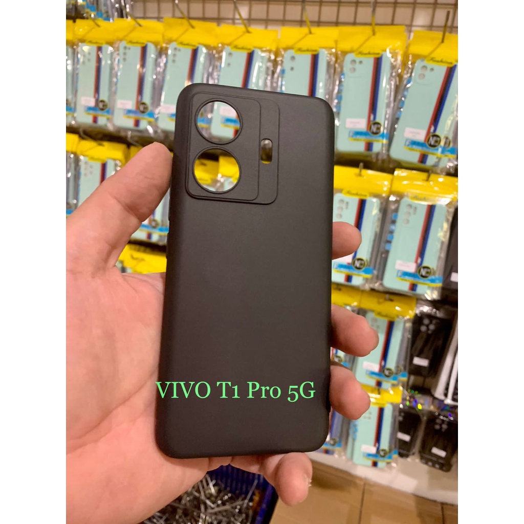 VIVO T1 PRO 5G Y22 Y35 V23e 5G V21 5G Y51 Y20 Y20S Y12S V20 V20 SE CASE SOFTCASE BLACK MATTE PREMIUM ANTI JAMUR PROTECT CAMERA SILIKON HITAM CASING COVER PROTECT CAMERA V23 e